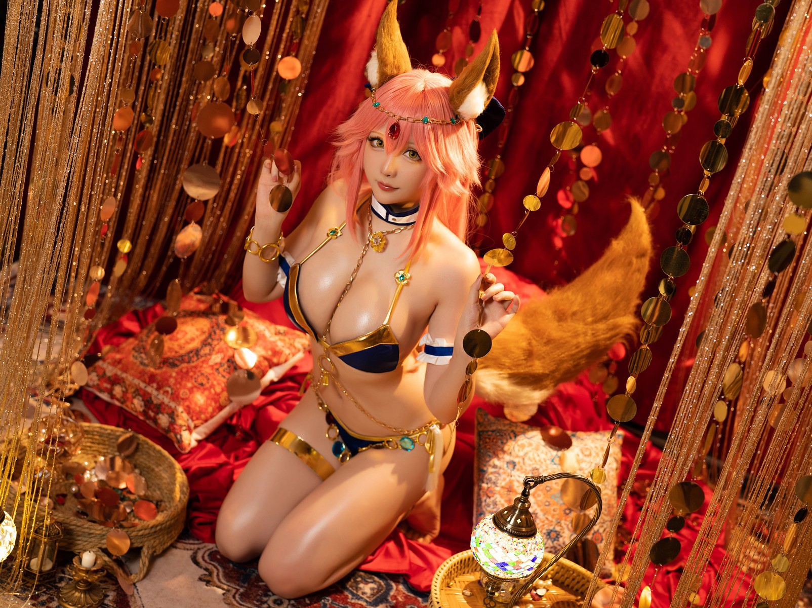 星之迟迟 Cosplay 玉藻前舞娘 32