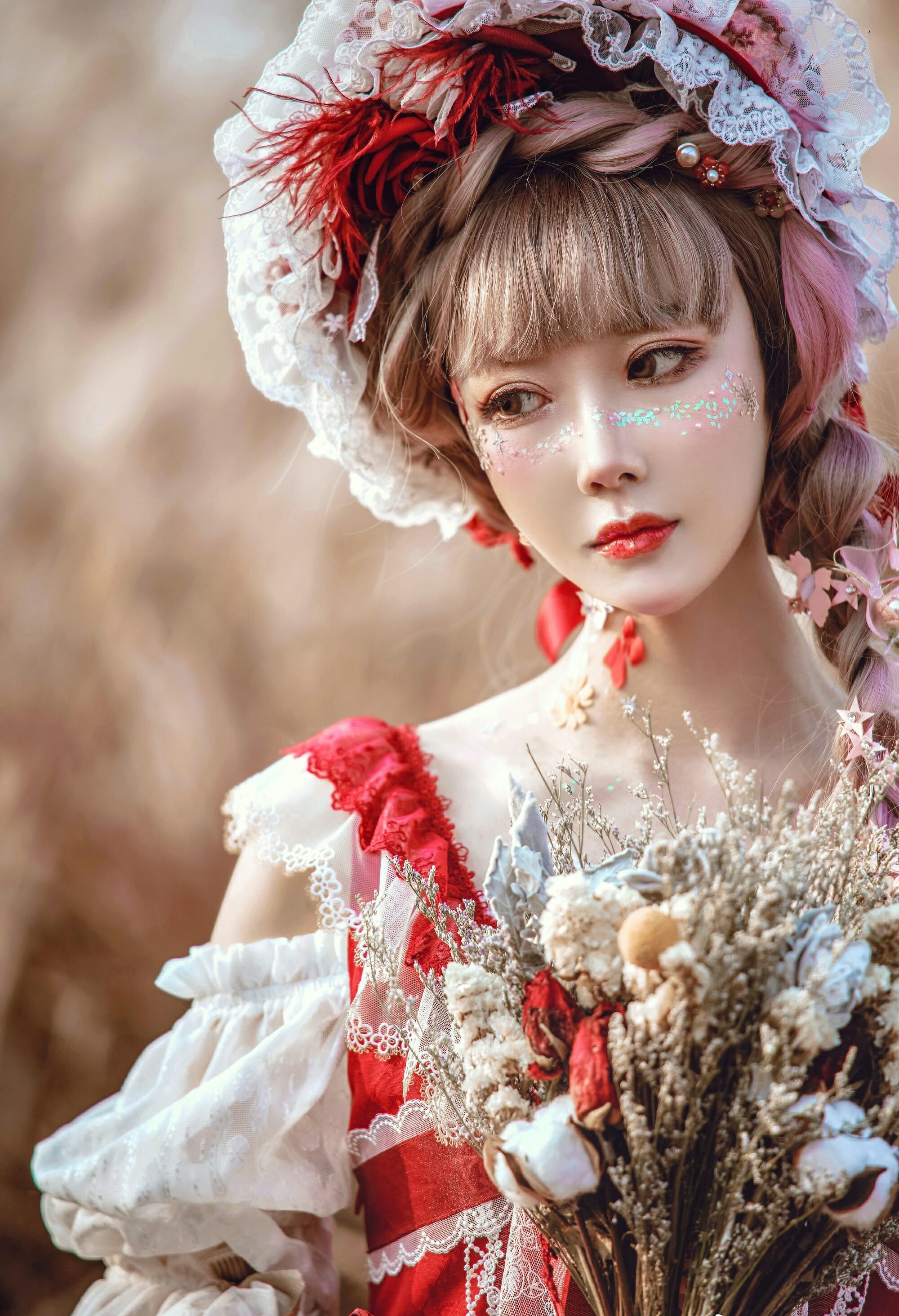 阿包也是兔娘-lolita红裙 [12P] 7