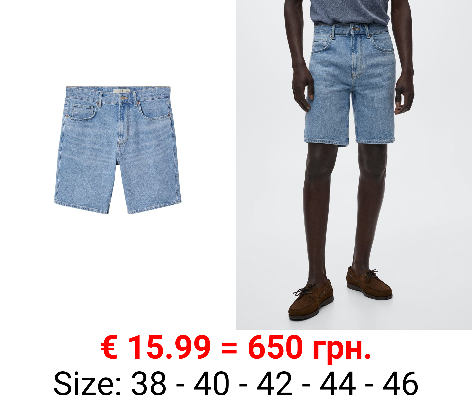 bermudas vaqueras regular-fit