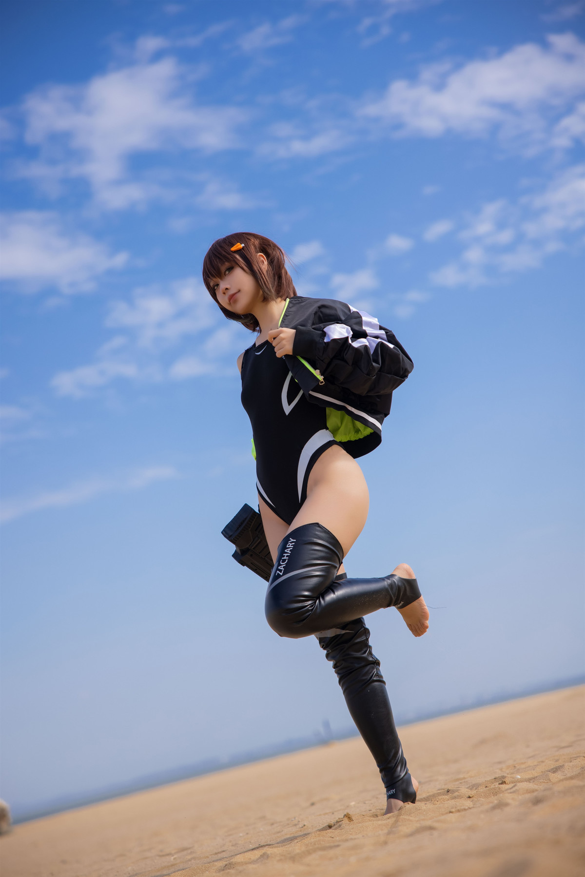 Cosplay G44不会受伤 水泳部的部長 41