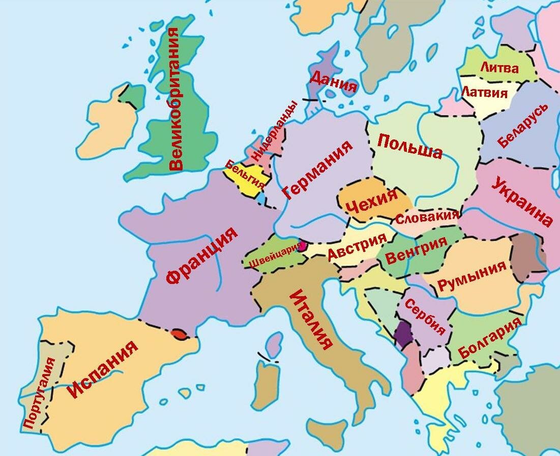 Выберите из списка названия этих стран и укажите их под рисунками литва польша