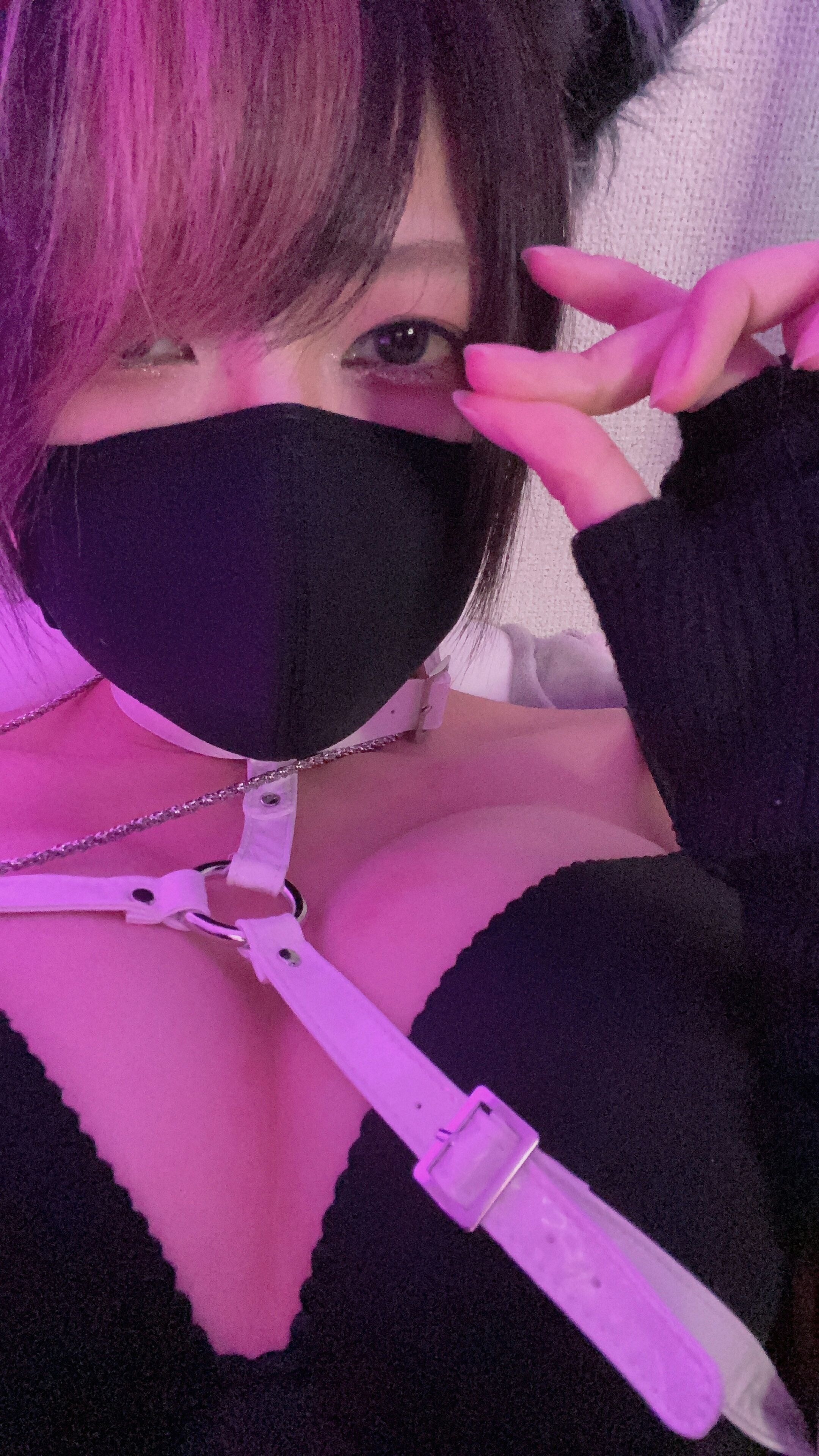 御伽樒 蓝卫衣+猫耳束缚 40