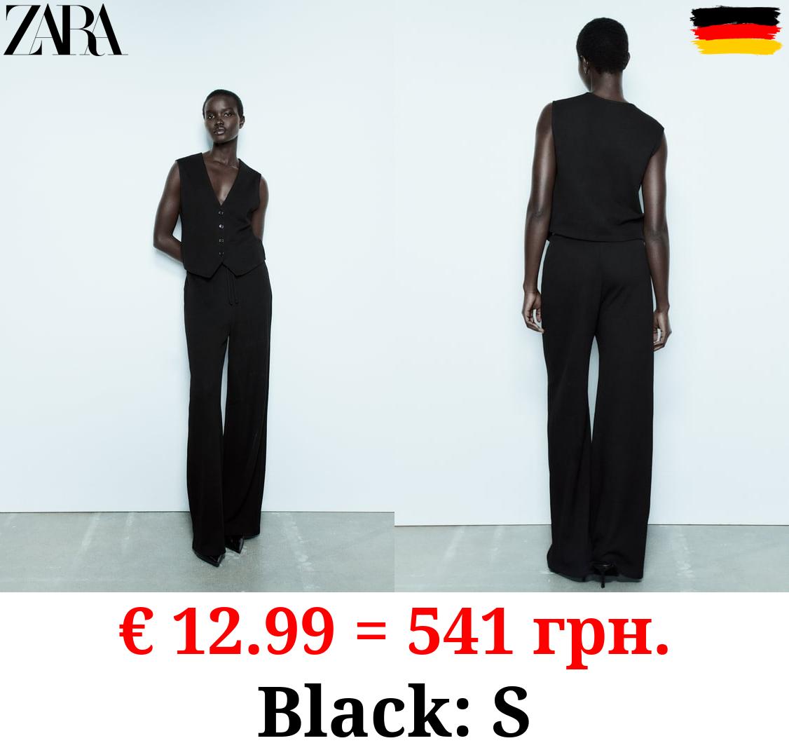 TEXTURED JACQUARD TROUSERS