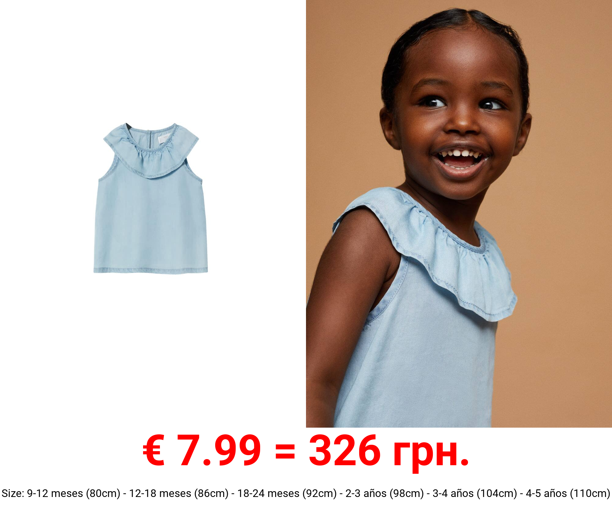 blusa lyocell volantes