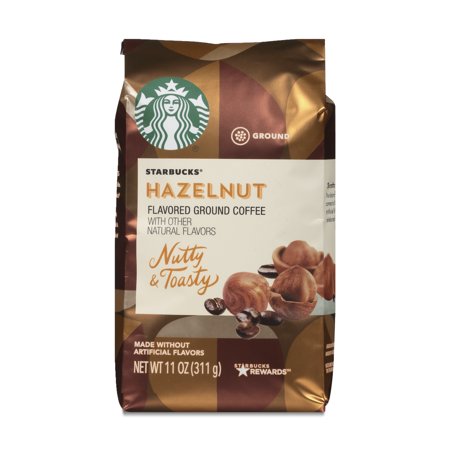 Starbucks Flavored Ground Coffee — Hazelnut — No Artificial Flavors — 1 bag (11 oz.)