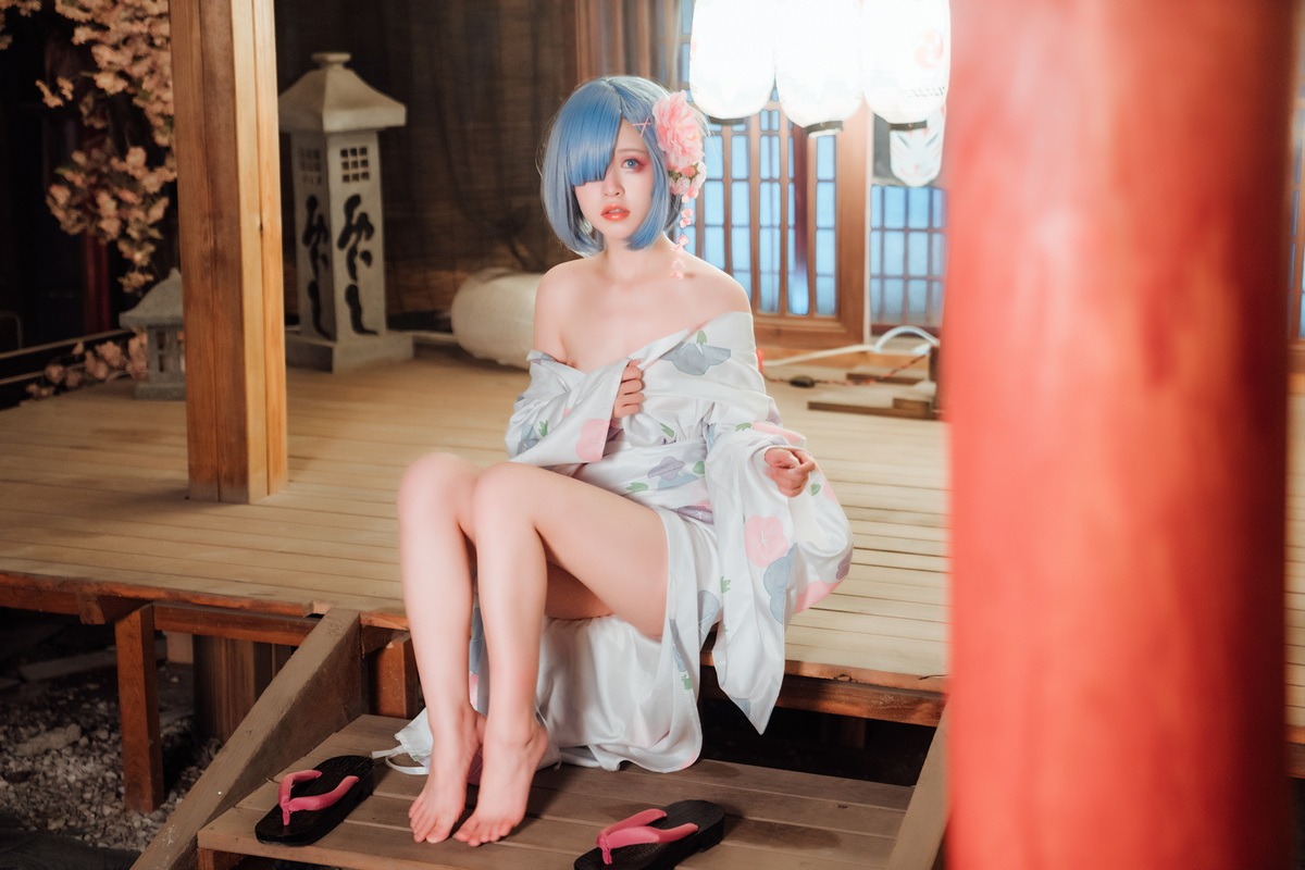 晕崽 - 和服蕾姆 [46P] 27