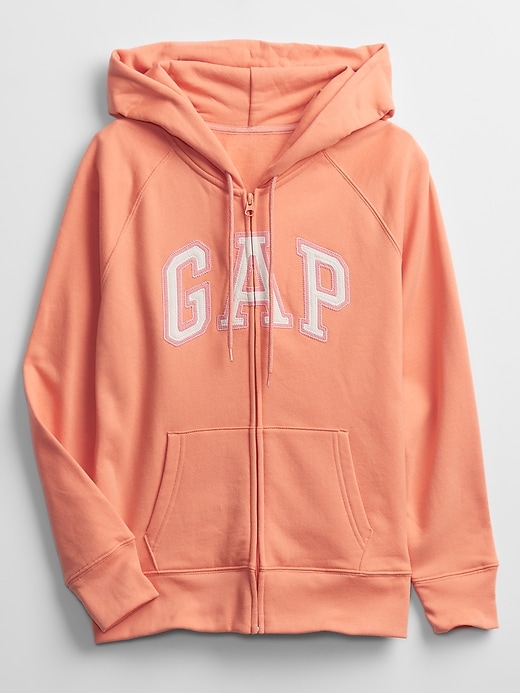 Gap Logo Zip Hoodie In Fleece