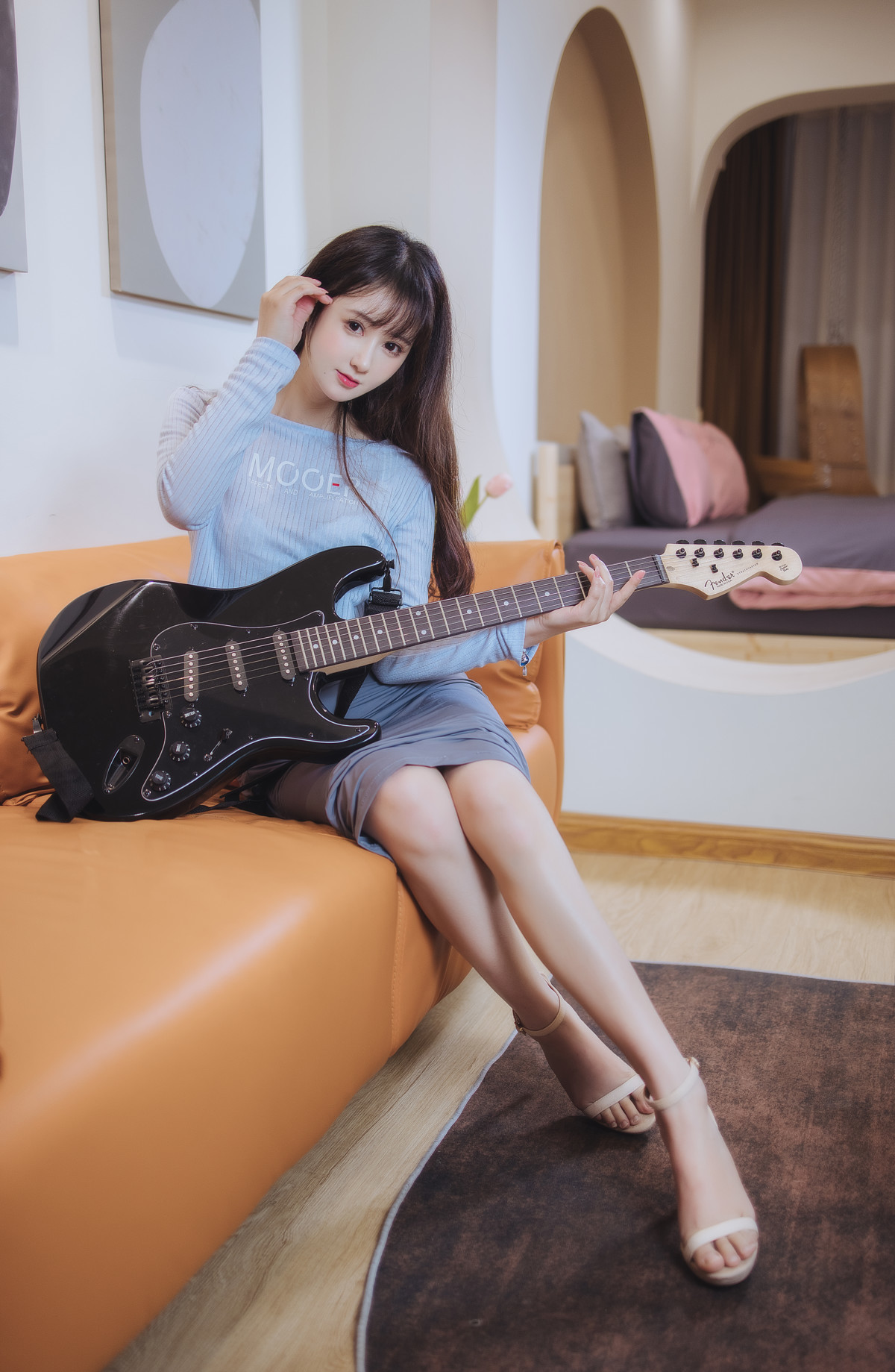 Cosplay 羽生三未 吉他妹妹 6