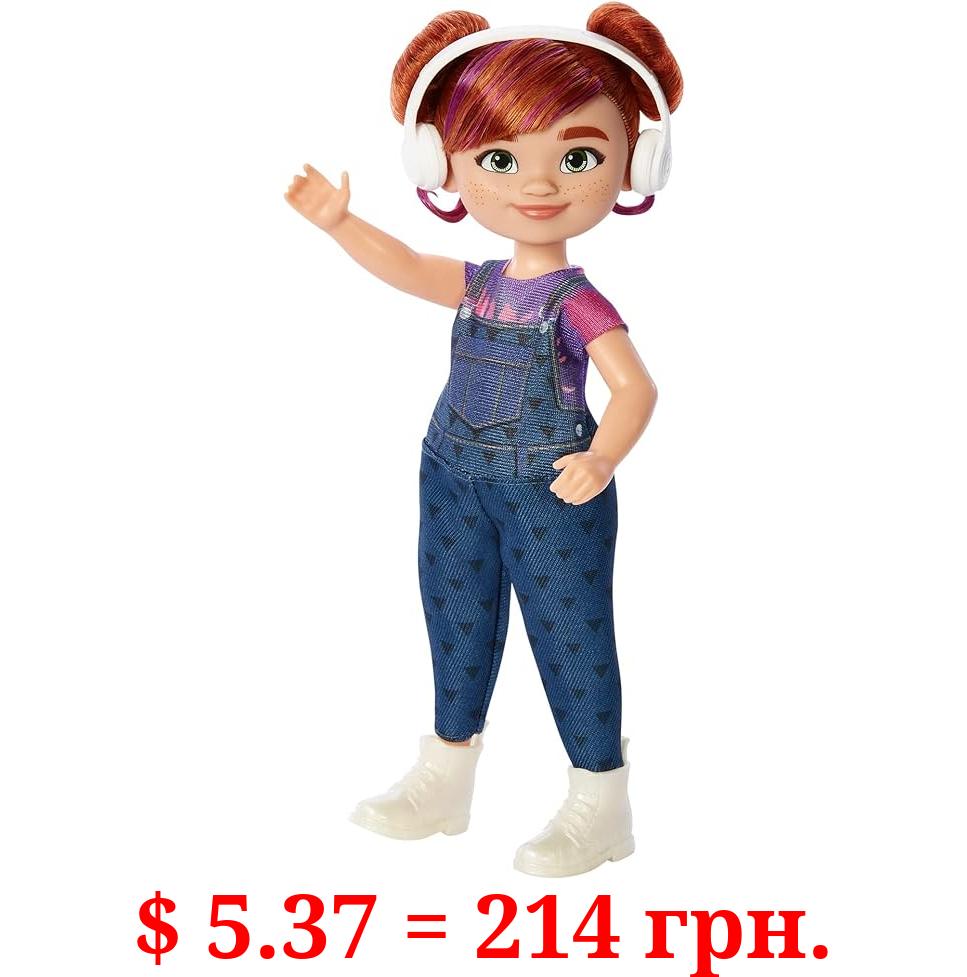 Mattel Karma’s World Switch Stein Doll with Headphones Accessory, Red Hair & Blue Eyes