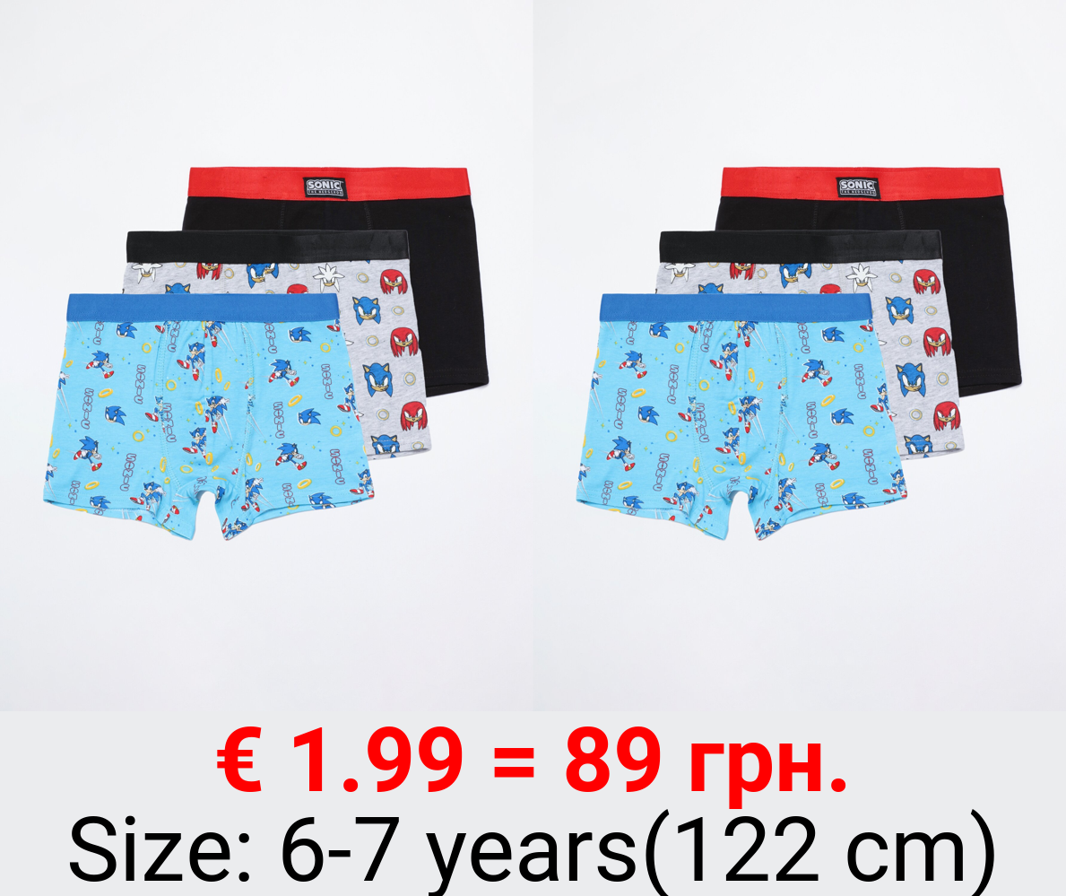 Pack of 3 pairs of Sonic™ | Sega boxers