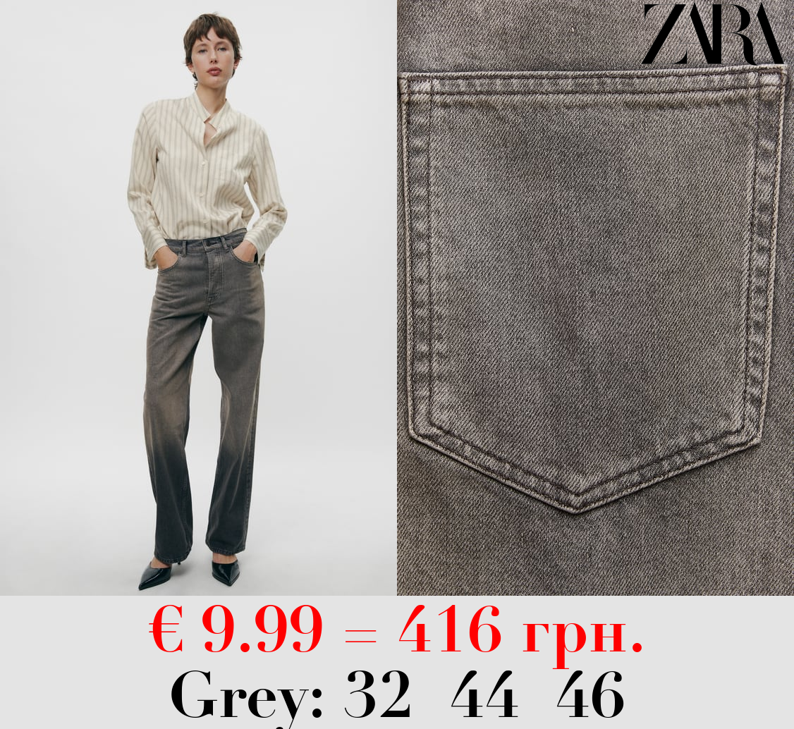 ZW COLLECTION FULL-LENGTH HIGH-WAIST JEANS