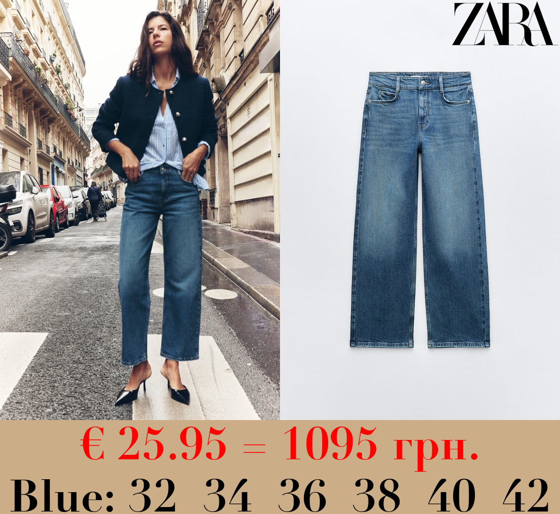 Z1975 STRAIGHT HIGH-WAIST CROPPED JEANS