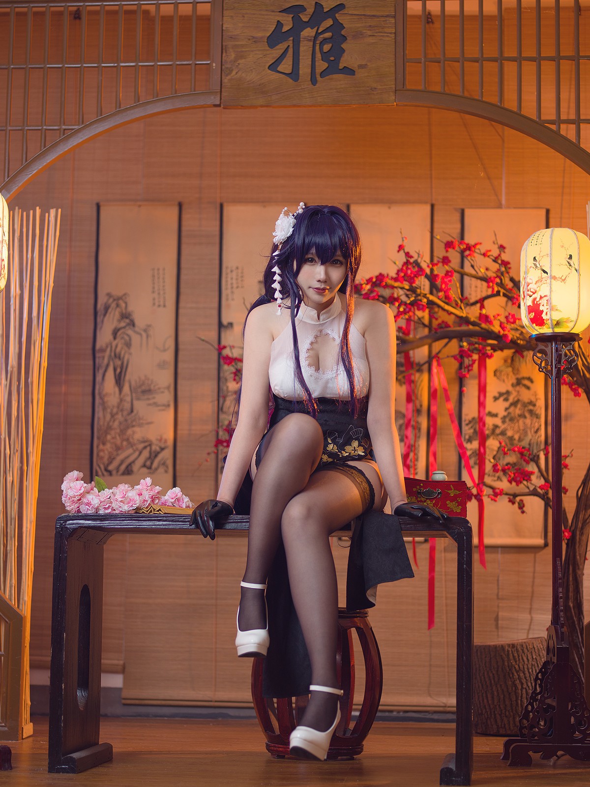 Cosplay 麻花麻花酱 吾妻旗袍 18