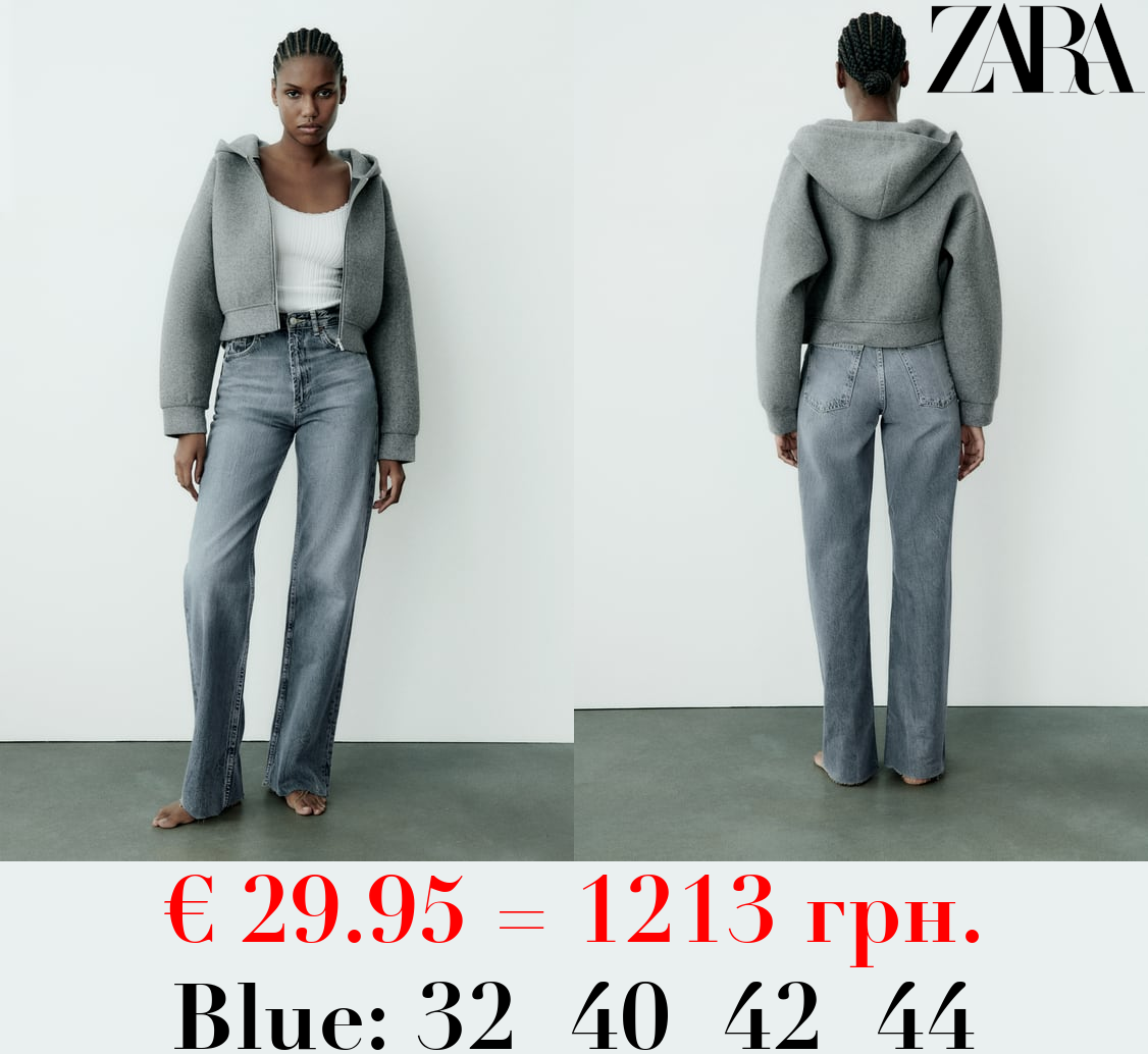 TRF HIGH-RISE WIDE-LEG JEANS