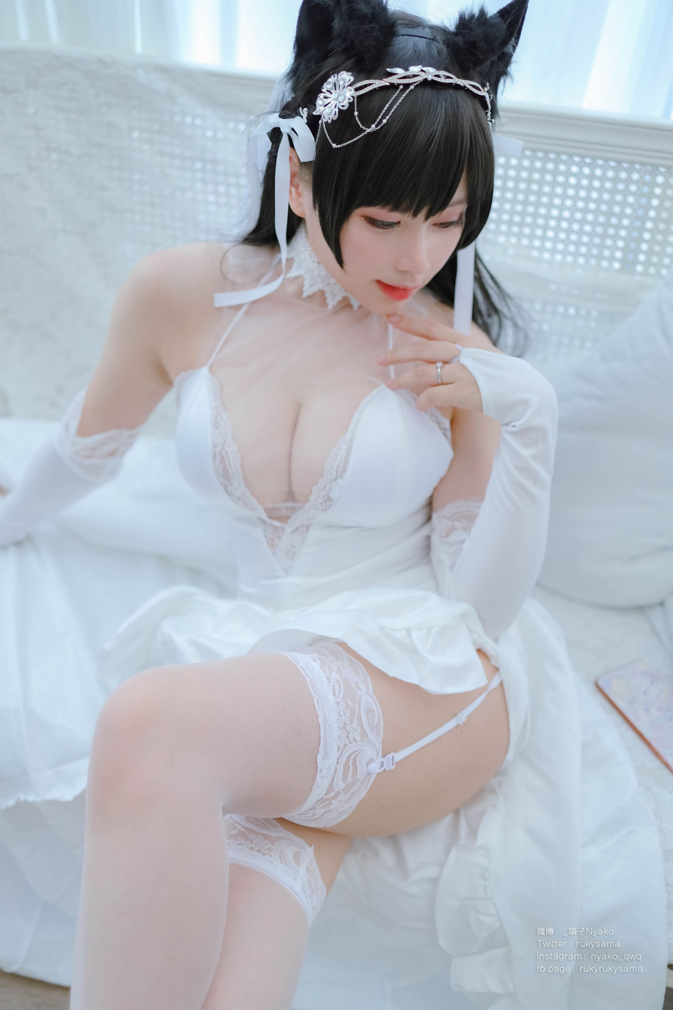 Nyako喵子 爱宕婚纱(62P177MB) 47