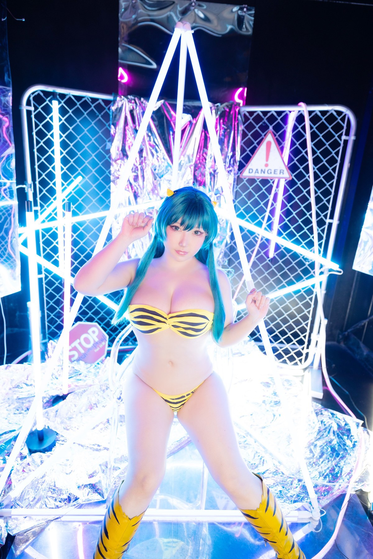 Cosplay SAKUサク Lum ラム うる星やつら Set.04 4