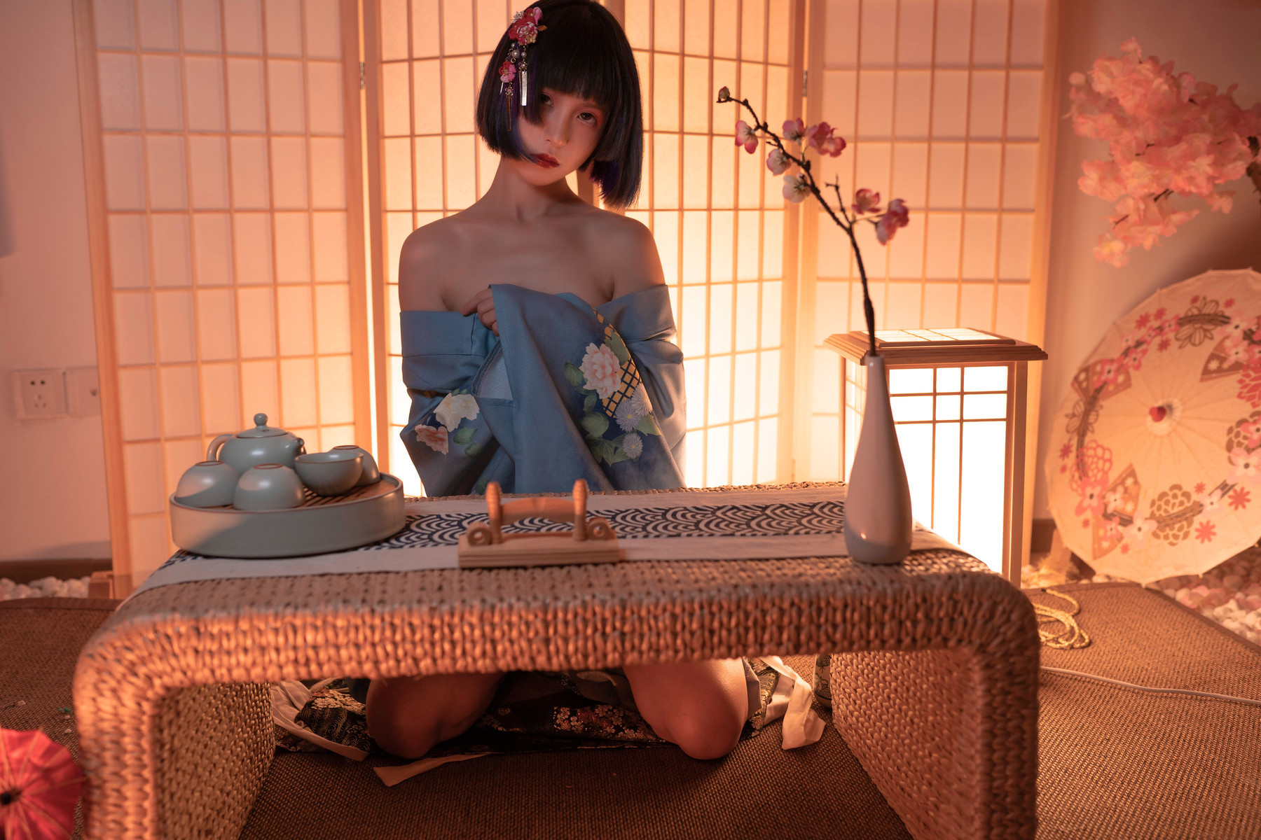 Cosplay 晕崽Zz 樱之诱惑 9