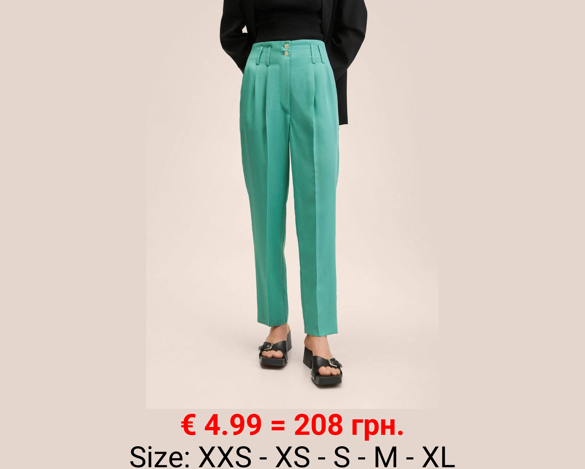 Pantalón lyocell pinzas