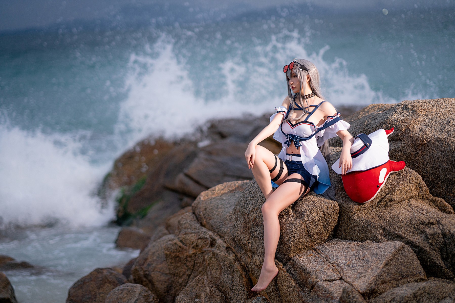 Cosplay 星之迟迟Hoshilily 斯卡蒂 7