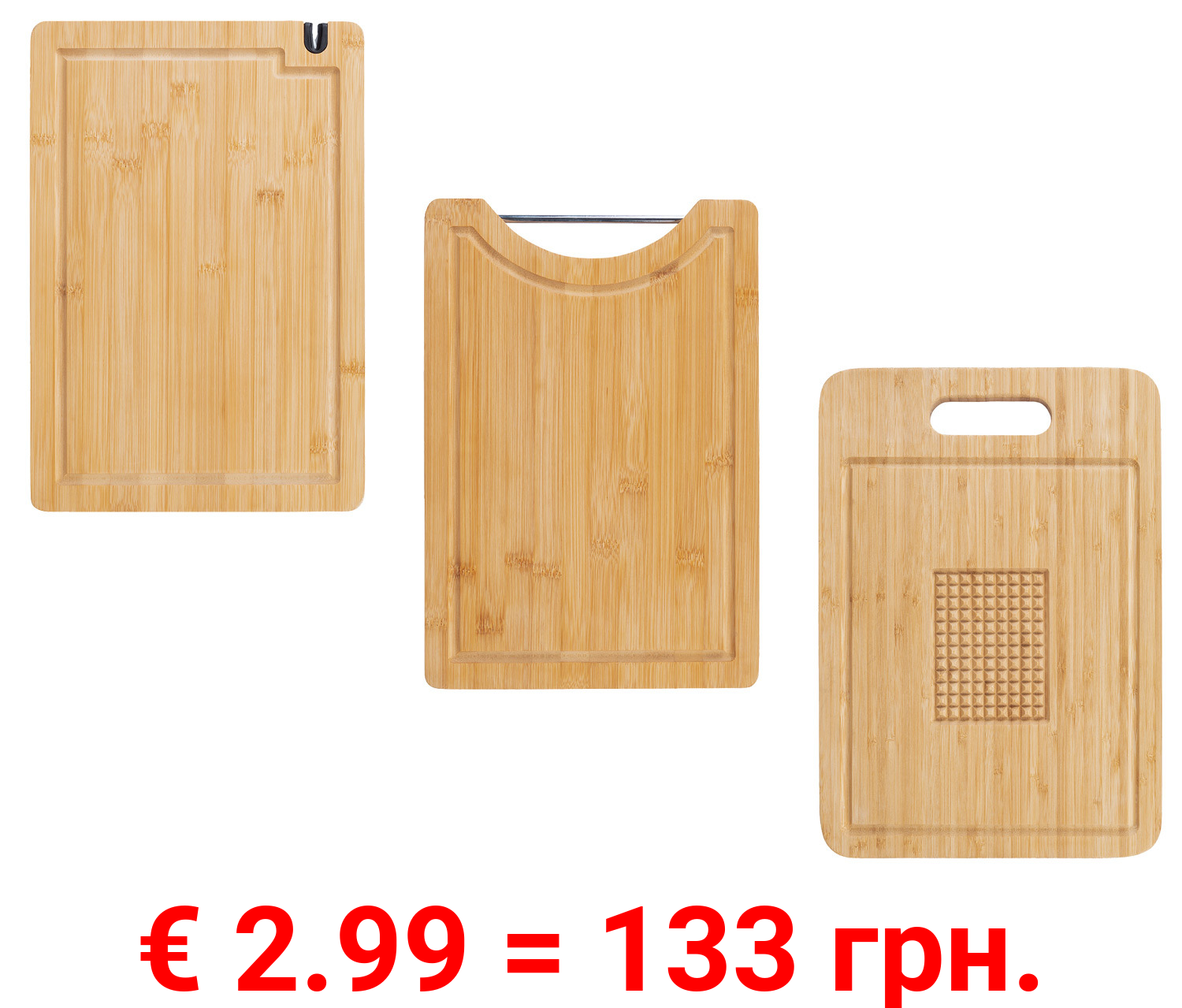 ERNESTO® Schneidebretter Bambus