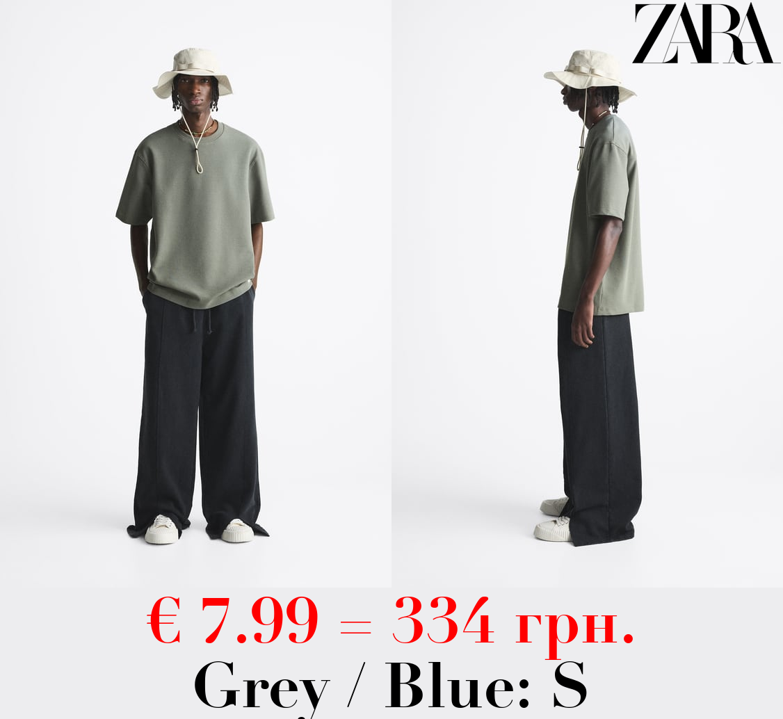 TEXTURED OTTOMAN T-SHIRT