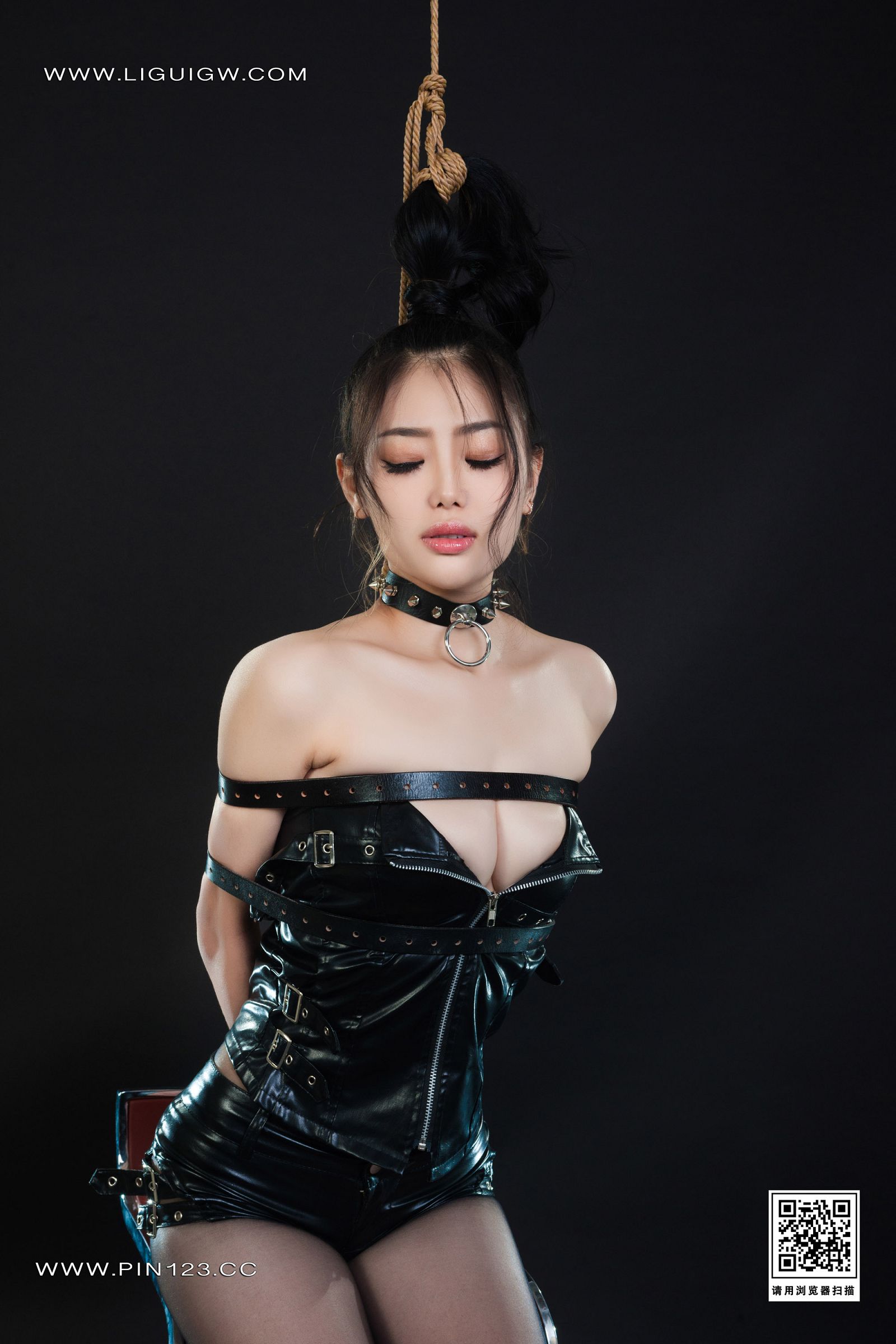 图片[12]-[Ligui丽柜]2023.10.26 欲女皮缚 小智贤-六色网