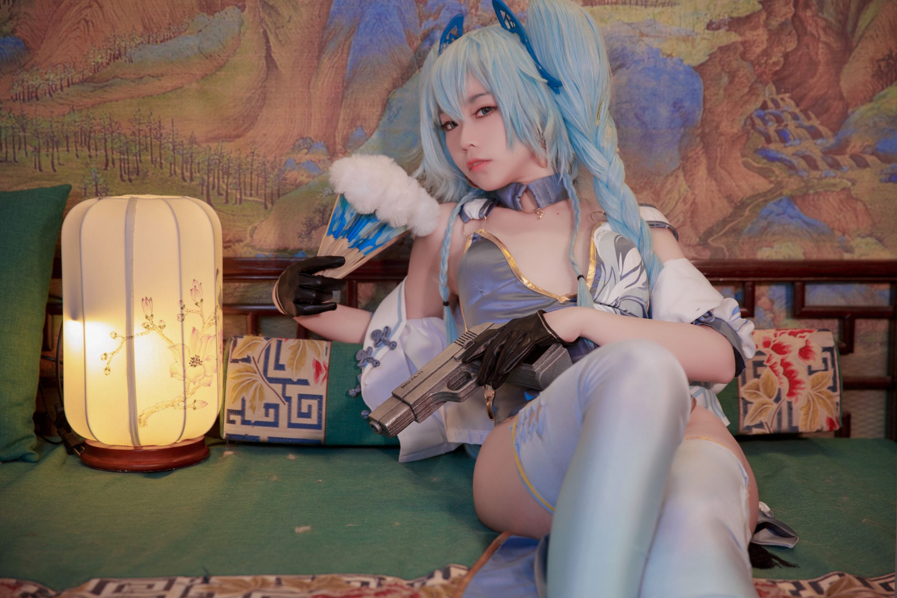 G44不会受伤-pa15旗袍 翠雀媚 [20P] 7