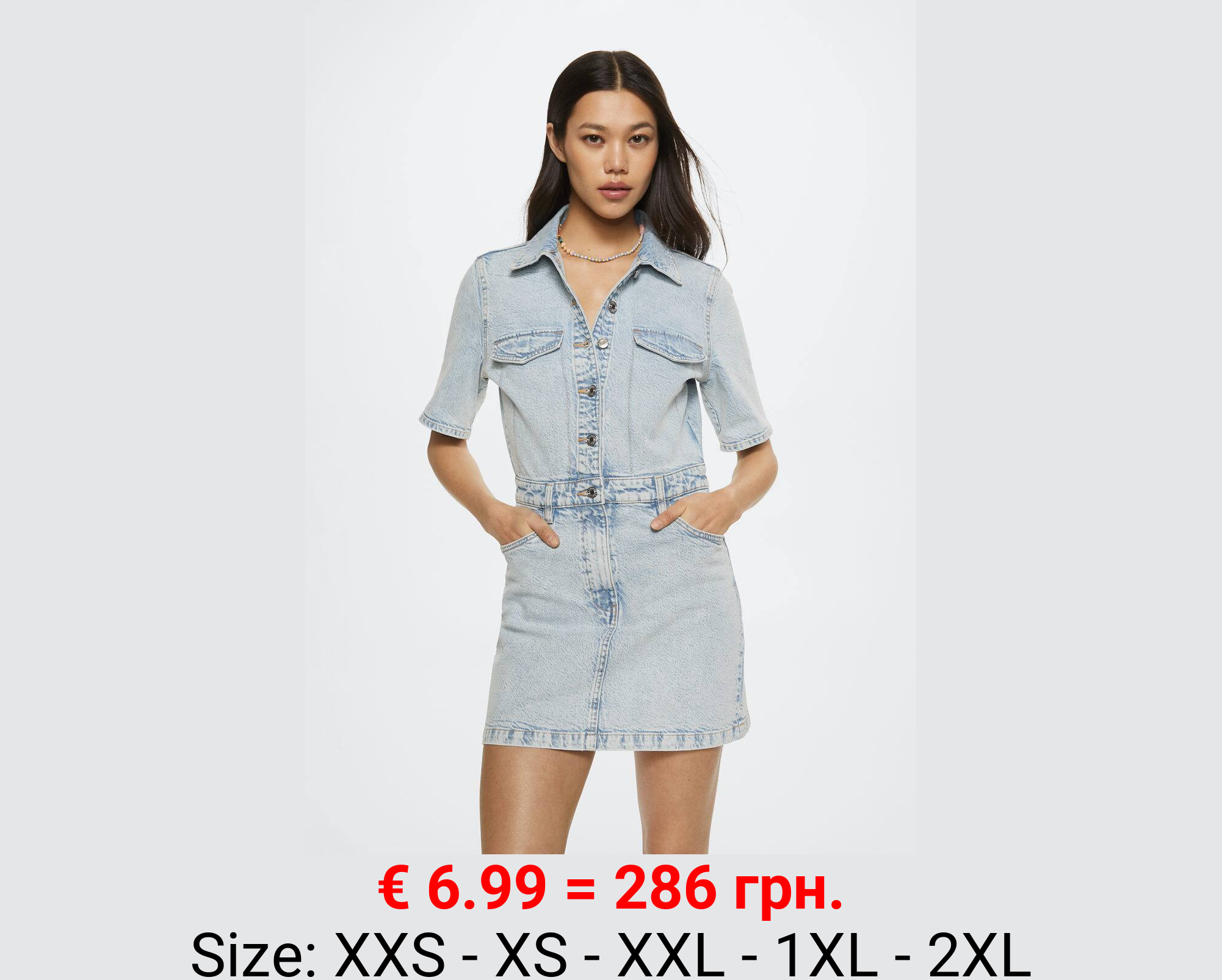 Vestido camisero vaquero