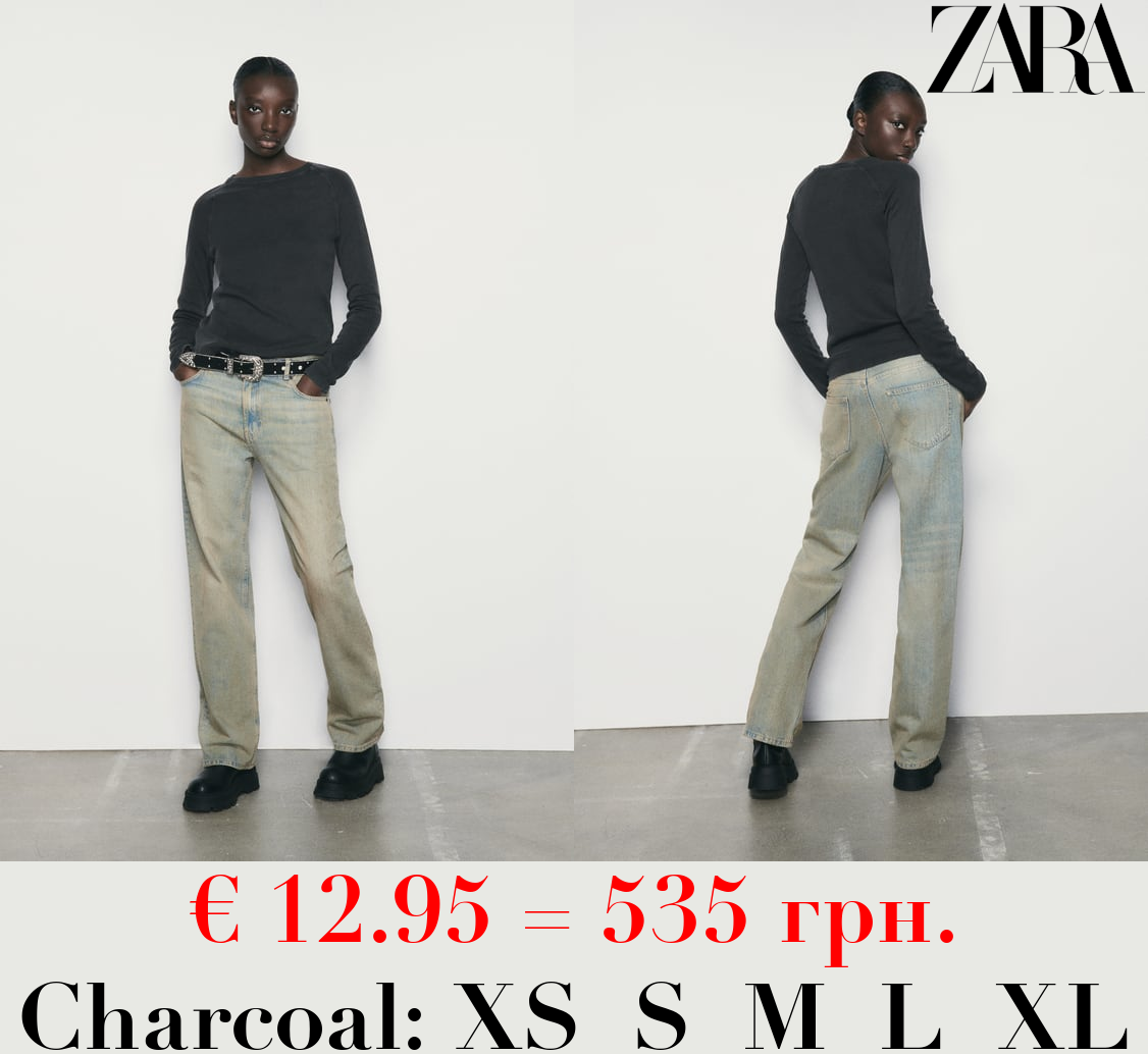 FADED COTTON T-SHIRT