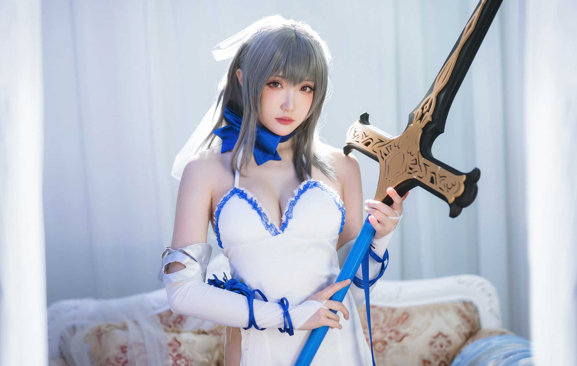 瓜希酱 Cosplay 路易九世礼服 22