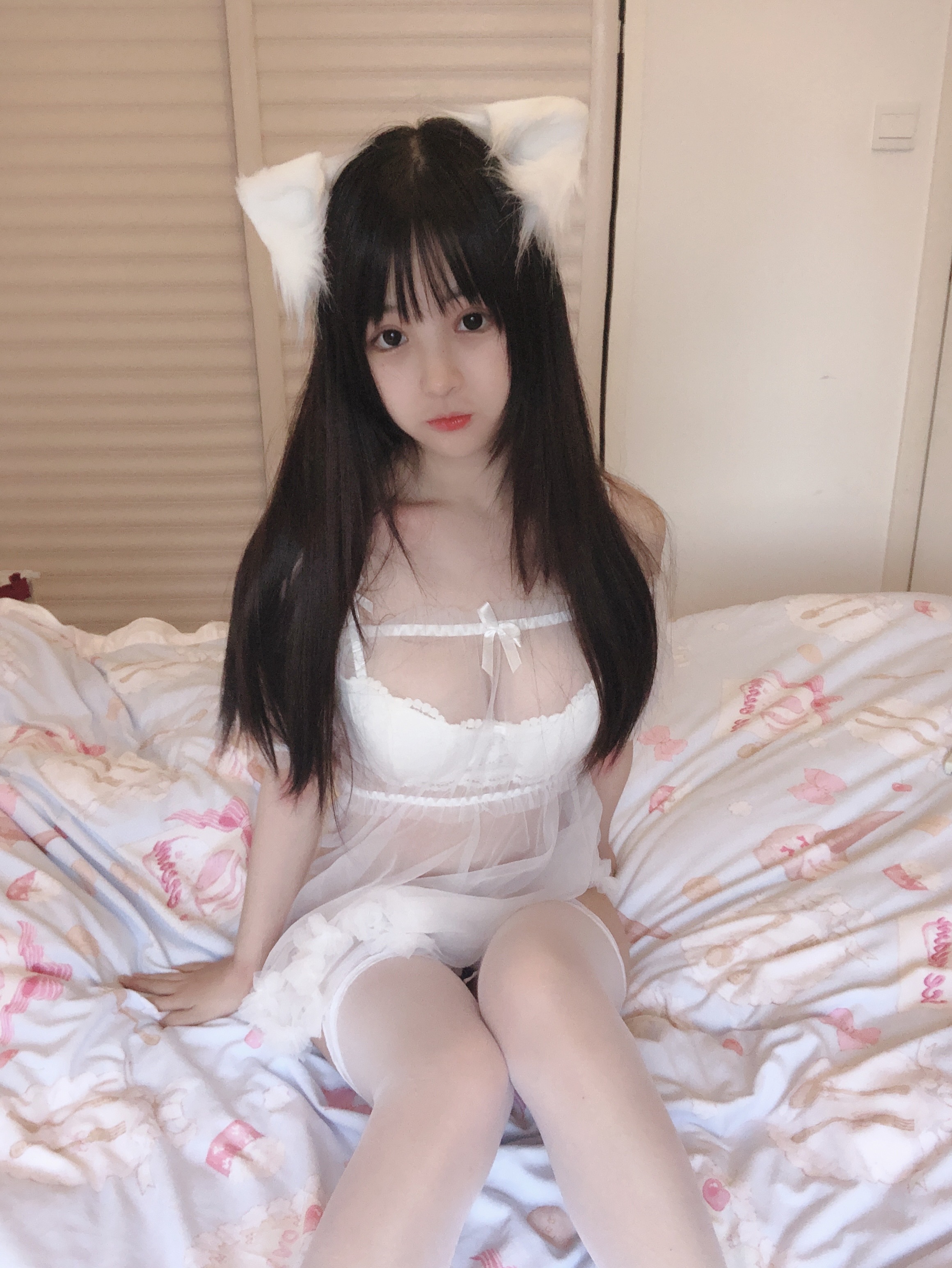 樱井宁宁- 小白猫 蕾丝内衣[31P] 4