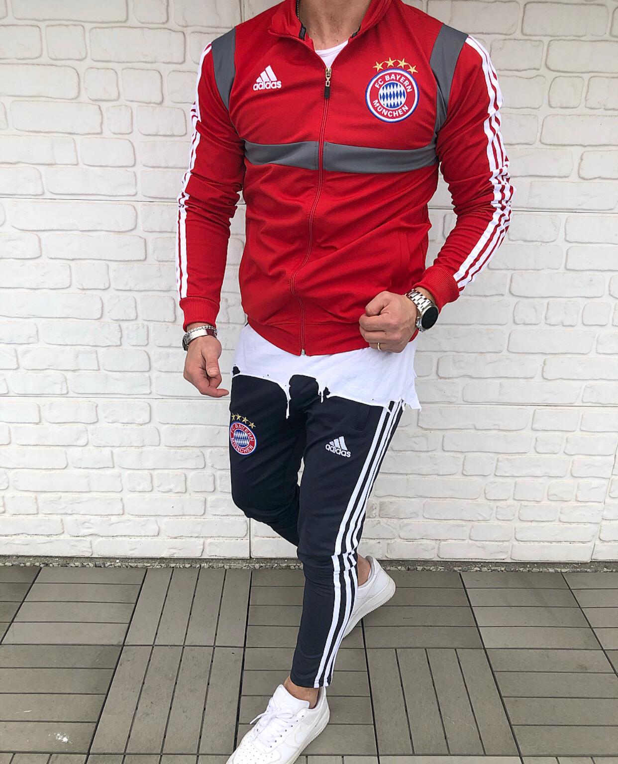 Купить Красный Спортивный Костюм Адидас Мужской