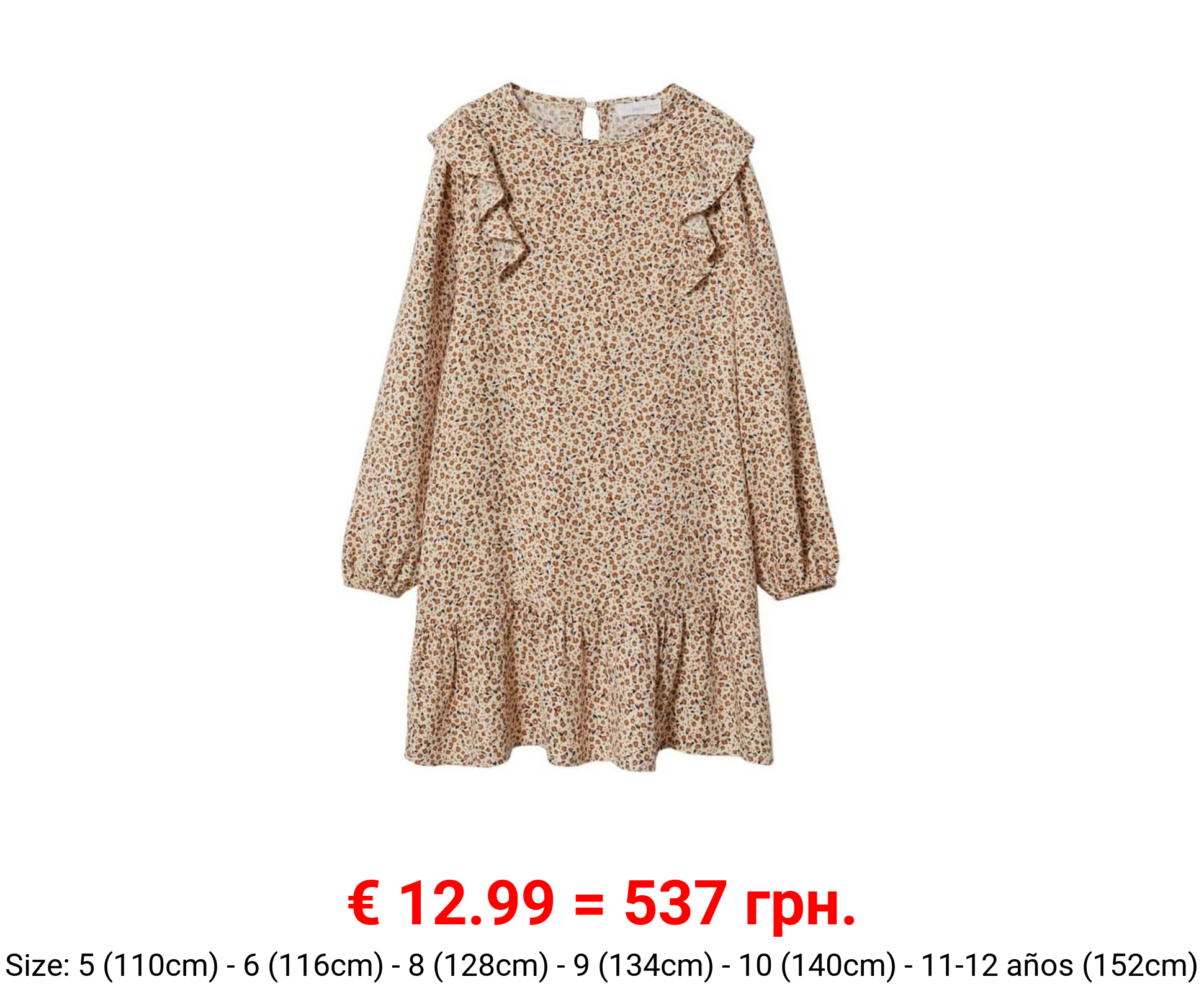 Vestido estampado floral