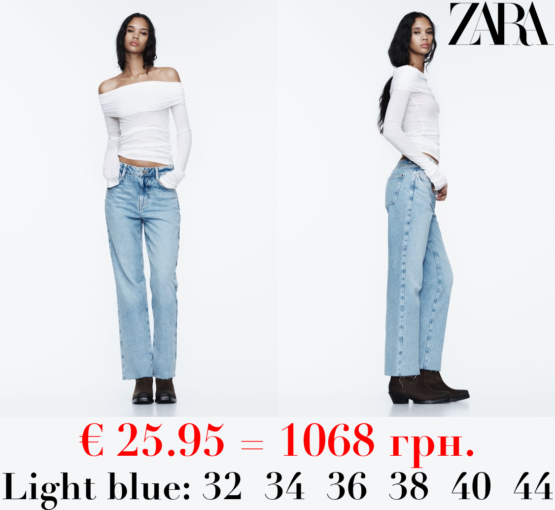 Z1975 HIGH-RISE STRAIGHT JEANS