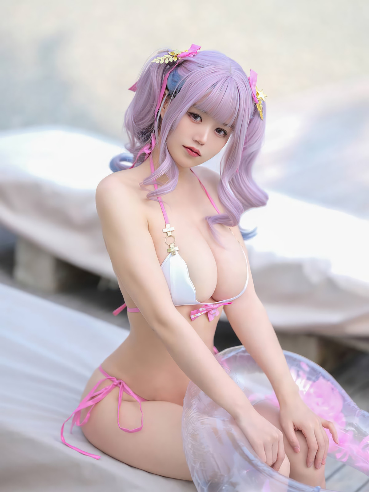 Cosplay 小仓千代w 普利茅斯泳装 4