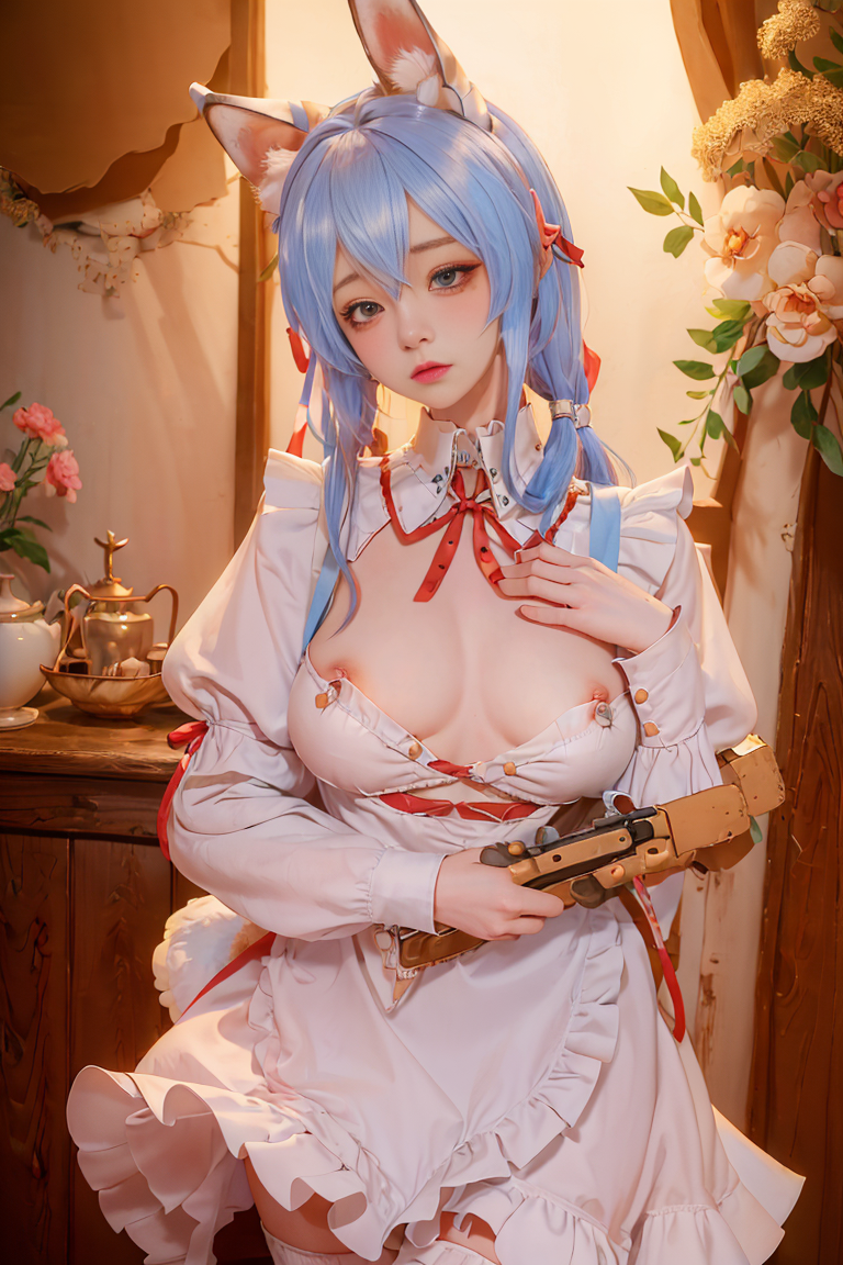AI 兔子女仆 64
