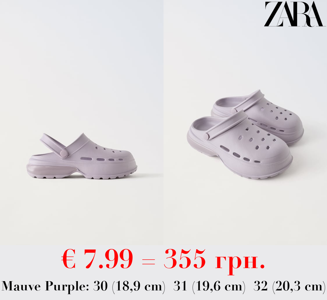 CLOGS WITH AIR CUSHION