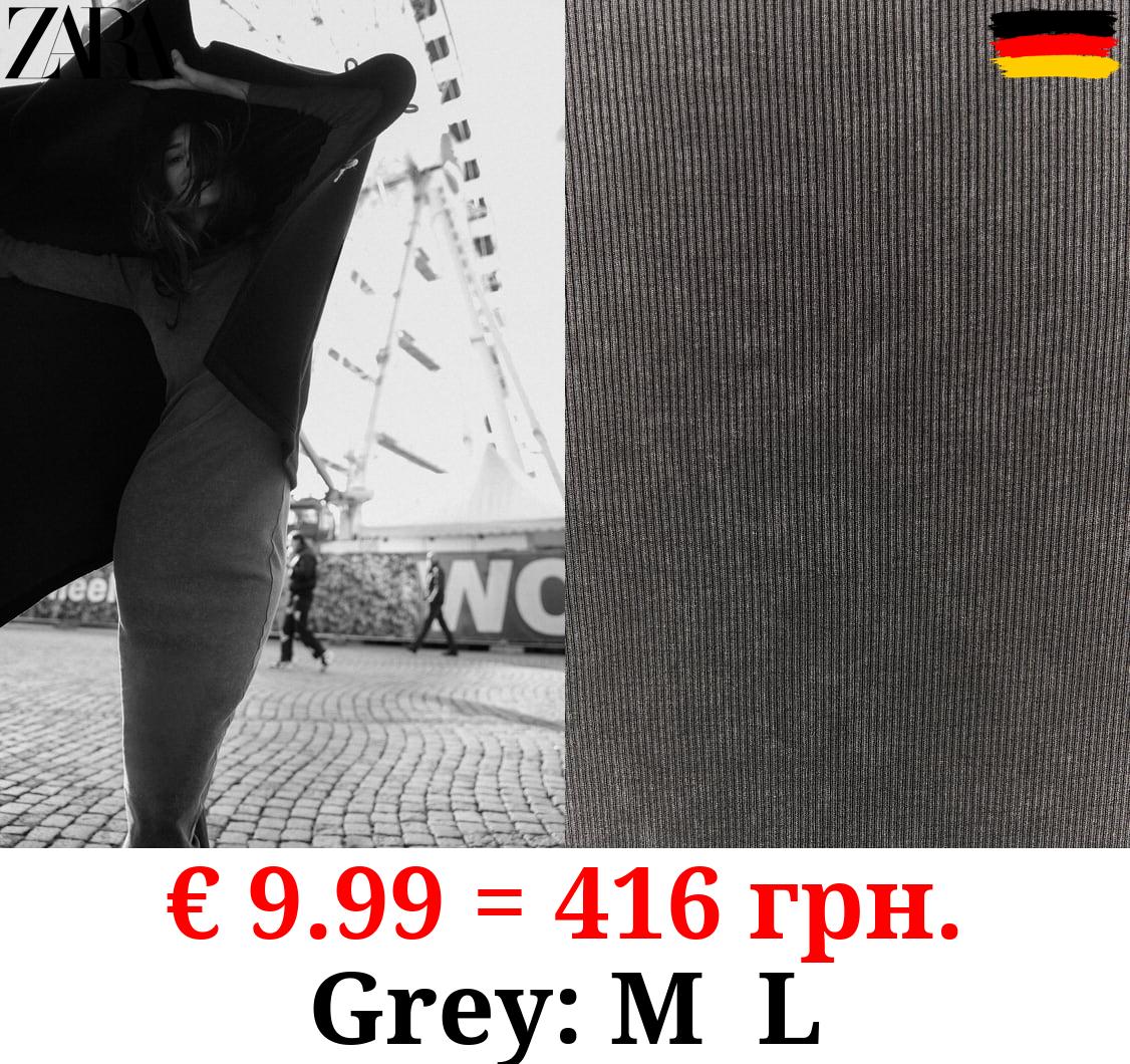 FADED-EFFECT FITTED DRESS