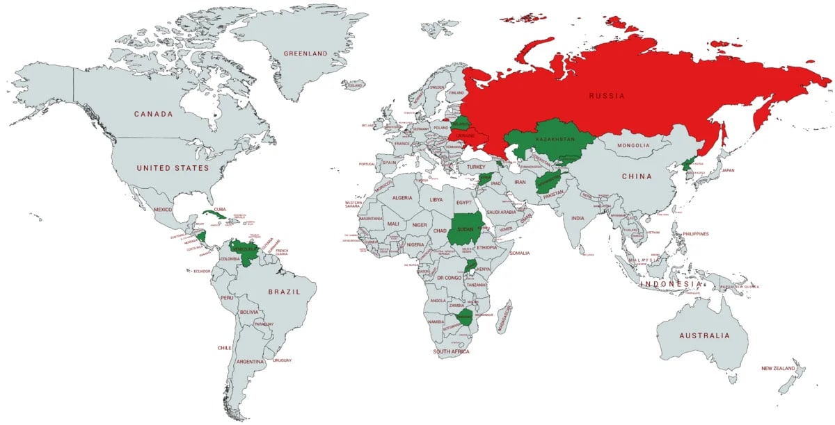 Непризнанные государства картинки