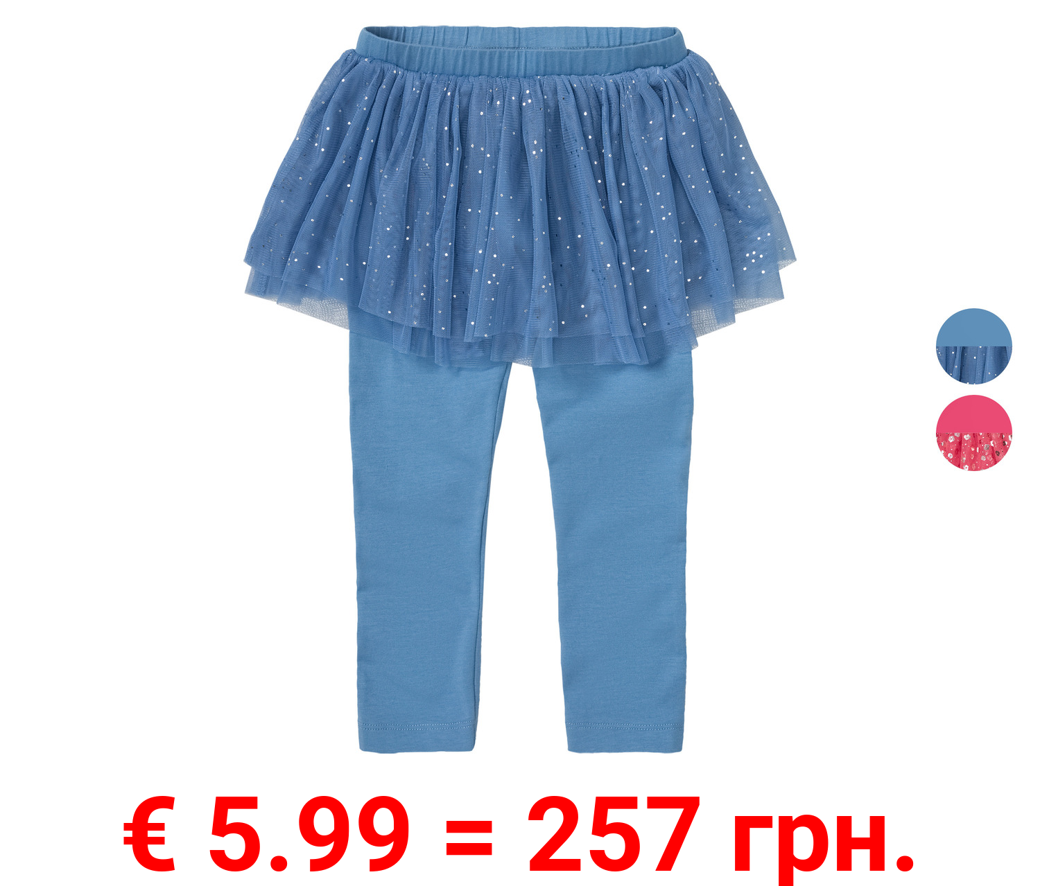 lupilu® Kleinkinder Mädchen Tüllrock mit Leggings