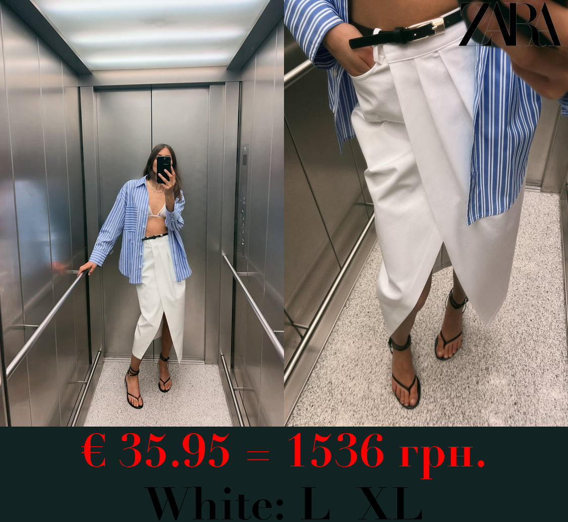 MIDI PENCIL SKIRT WITH BELT