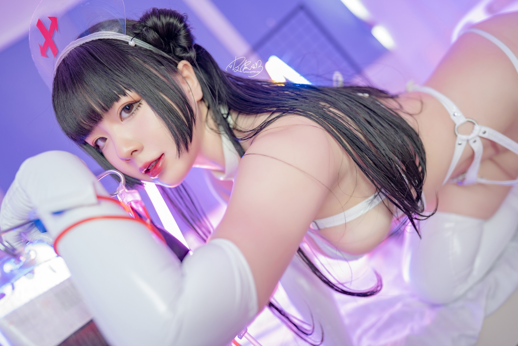 Cosplay 皮皮奶可可爱了啦 透明护士 13