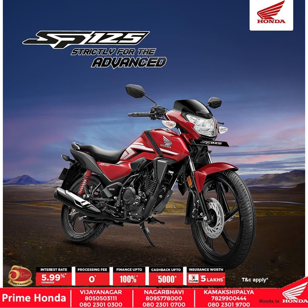 Honda SP125 on Road Price | New Year 