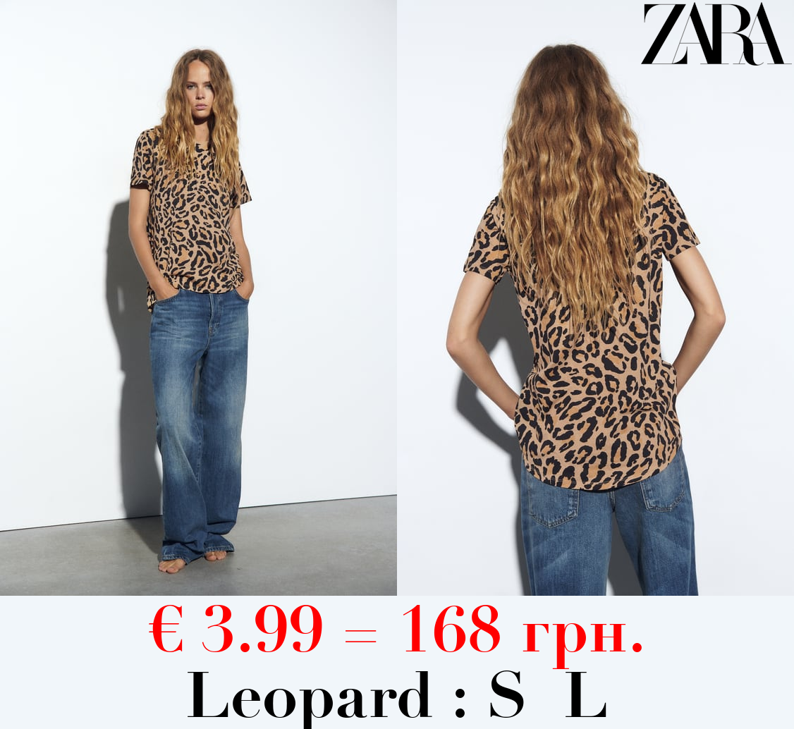 BASIC T-SHIRT WITH ASYMMETRIC HEM