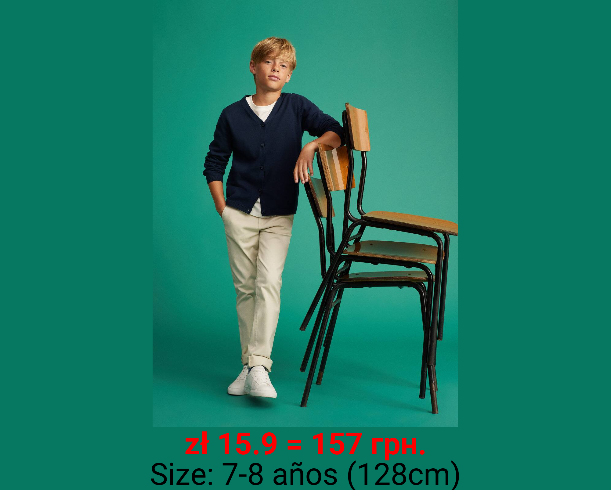 Cárdigan punto algodón