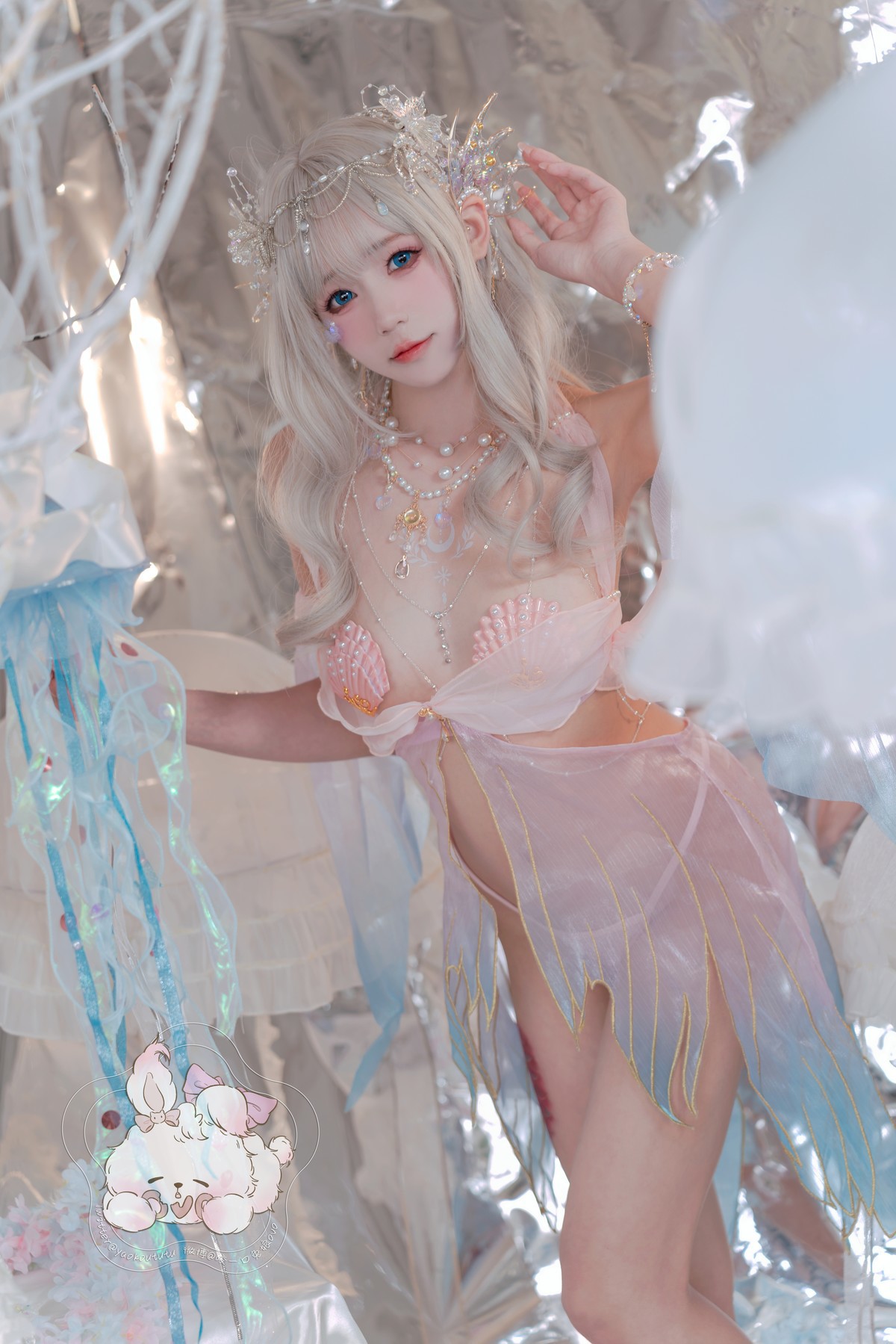 Cosplay 黏黏团子兔 海的女儿 10
