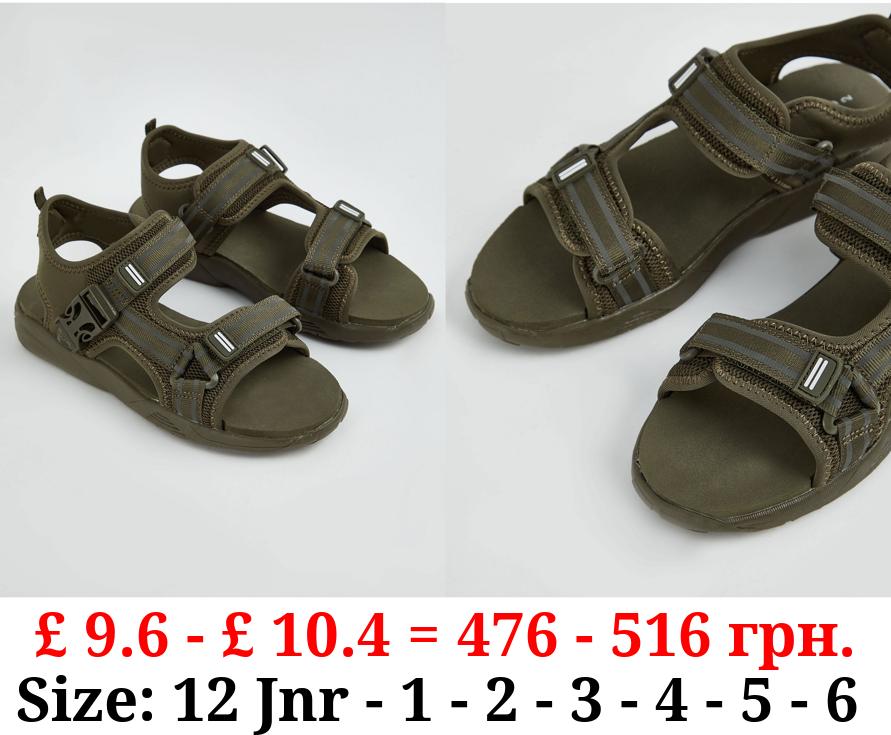 Khaki Chunky Trekker Sandals