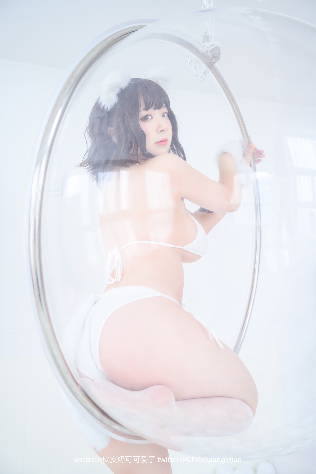 Cosplay 皮皮奶可可爱了啦 白猫 28