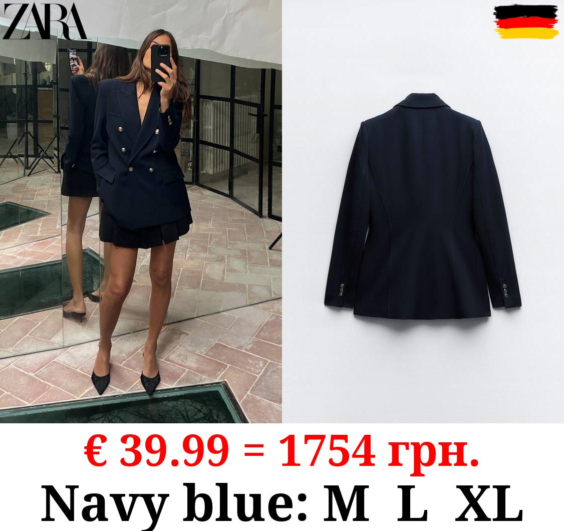 TAILORED DOUBLE-BREASTED BLAZER