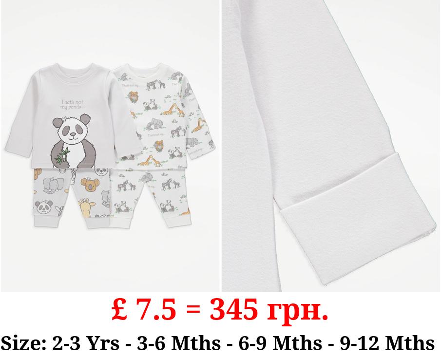 That's Not My Panda Long Sleeve Pyjamas 2 Pack